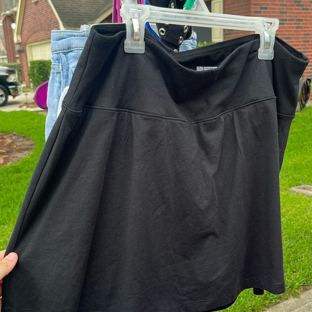 Black Mini Skort